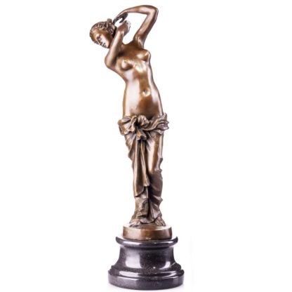 Erotische Bronze Figur - Weiblicher Akt 49cm