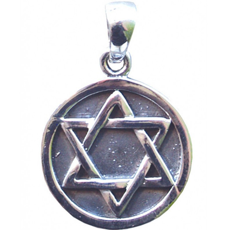 Anhänger Hexagramm (2) aus 925 Silber