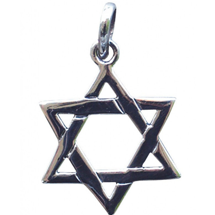 Anhänger Hexagramm aus 925 Silber Anhänger Hexagramm aus 925 Silber