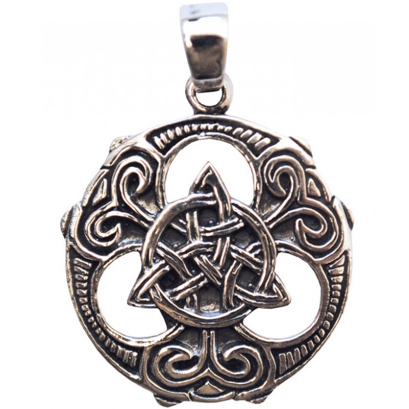 Anhänger Keltischer Dreiecksknoten (2) aus 925-Silber Anhänger Keltischer Dreiecksknoten (2) aus 925-Silber