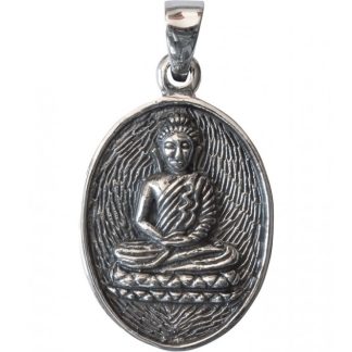 Anhänger Buddha meditierend aus 925-Silber