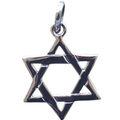 Anhänger Hexagramm aus 925 Silber