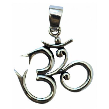 Anhänger Om-Zeichen aus 925-Silber 2cm