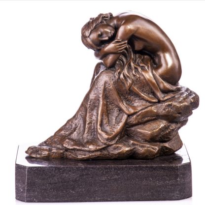 Bronze Figur - "Weiblicher Akt" 17cm