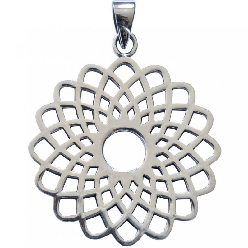 Anhänger Sahasrara Lotus aus 925 Silber Anhänger Sahasrara Lotus aus 925 Silber