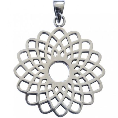 Anhänger Sahasrara Lotus aus 925 Silber