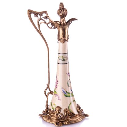 Jugendstil Karaffe Jungfrauen 35x15x17cm