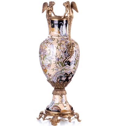 Prunkvase mit Engeln 55x23x16cm2