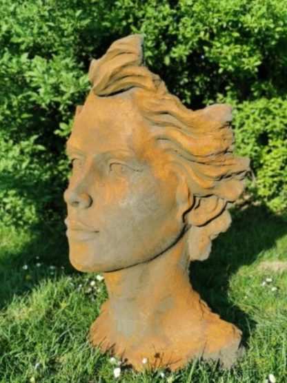 Gesicht Frau (2) Steinguss Edition Oxid mittel2