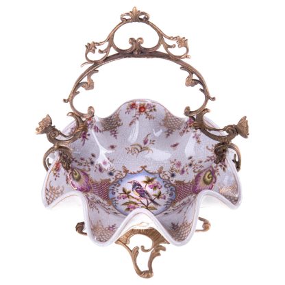 Schale mit Schmetterlingen und Blumen (4) 35x24x24cm2