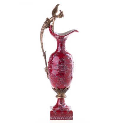 Jugendstil Karaffe Engel 48x18x10cm