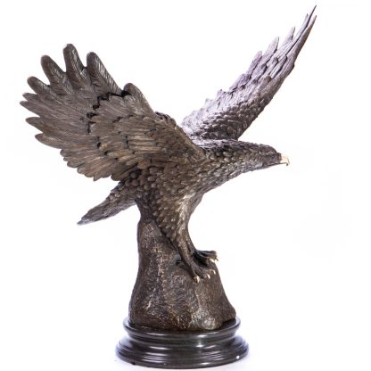 Bronze Figur Adler mit ausgebreiteten Schwingen 84x113x60cm2