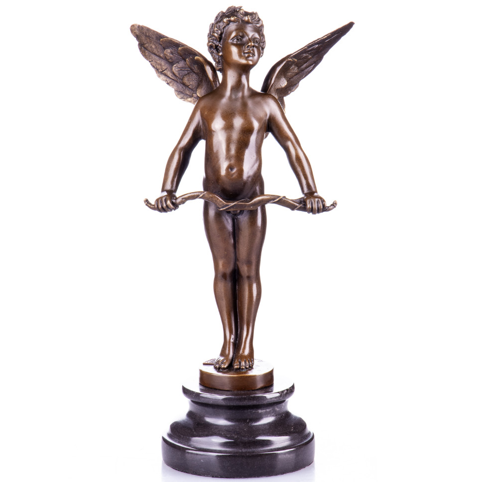 Bronze Figur Götter Engel Amor 30x15x14cm