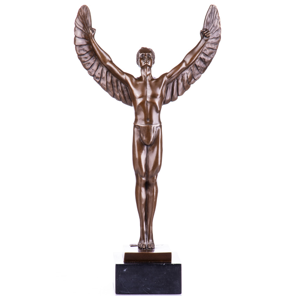 Bronze Figur Götter Ikarus 47x26x10cm