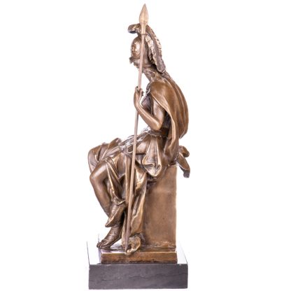 Bronze Figur "Griechische Kriegsgöttin Athena mit Speer" 46x18x16cm – Bild 3