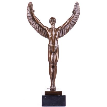 Bronze Figur Götter Ikarus 47x26x10cm
