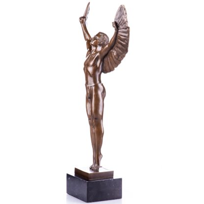 Bronze Figur Götter "Ikarus" 47x26x10cm – Bild 3