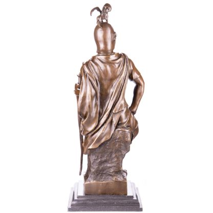 Bronze Figur Helden "Krieger mit Schwert" 63x23x26cm – Bild 4