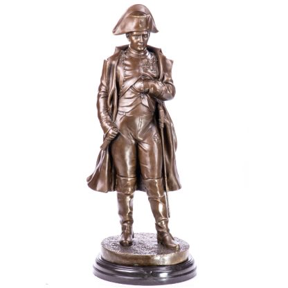 Bronze Figur Kaiser Napoleon stehend 82x36x32cm