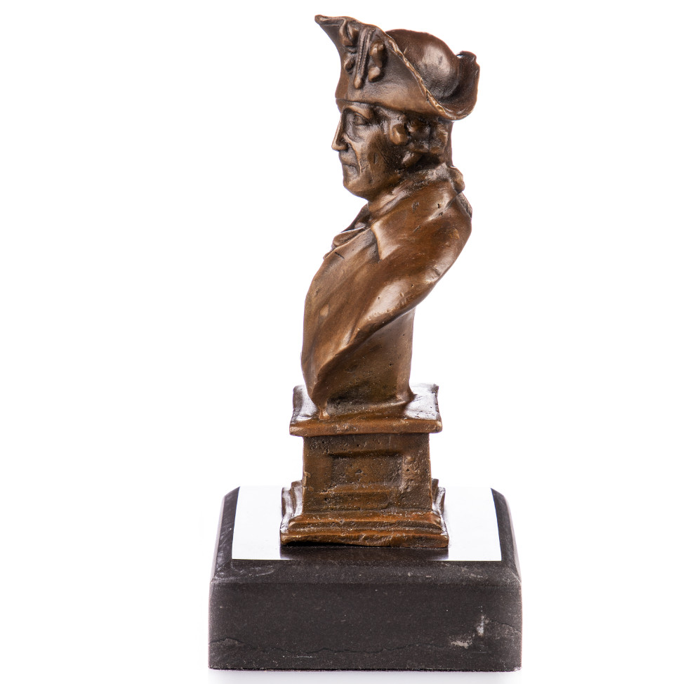 Bronze Figur König Friedrich II Der Alte Fritz Büste 19x10x9cm2 Bronze Figur König Friedrich II Der Alte Fritz Büste 19x10x9cm2