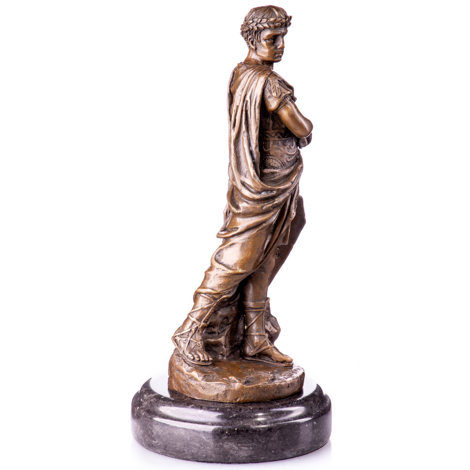 Bronze Figur Römischer Kaiser Julius Caesar nach N.Coustou 26x12x12cm2 Bronze Figur Römischer Kaiser Julius Caesar nach N.Coustou 26x12x12cm2
