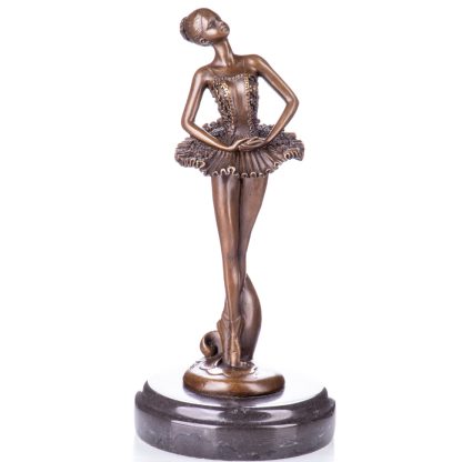 Bronze Figur Tänzerin Ballerina 26x12x12cm