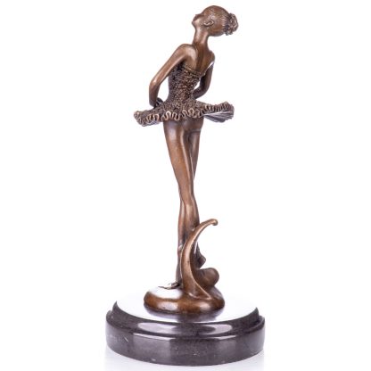 Bronze Figur Tänzerin Ballerina 26x12x12cm2