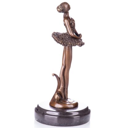 Bronze Figur "Tänzerin Ballerina" 26x12x12cm – Bild 3