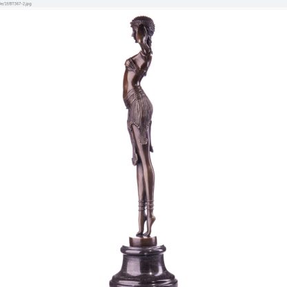 Bronze Figur Tänzerin nach D.H.Chiparus 49x18x13cm2
