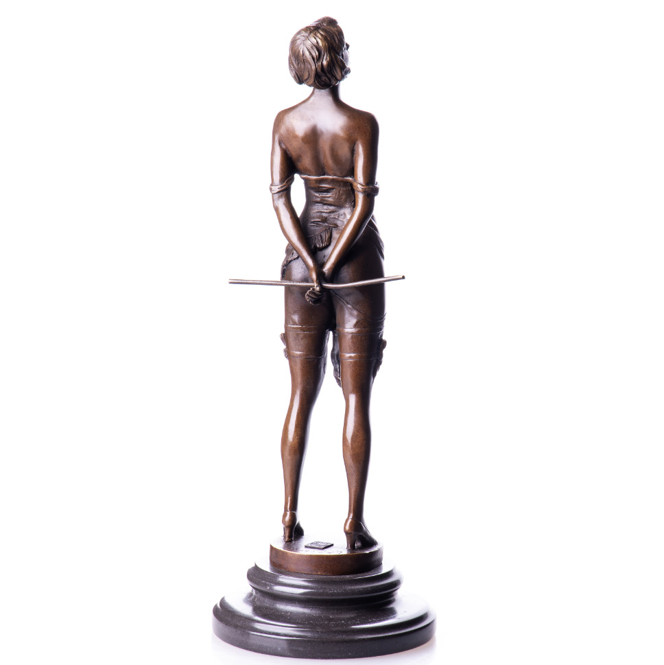 Bronze Figur Weiblicher Akt Domina 36x14x14cm3 Bronze Figur "Weiblicher Akt Domina" 36x14x14cm – Bild 3