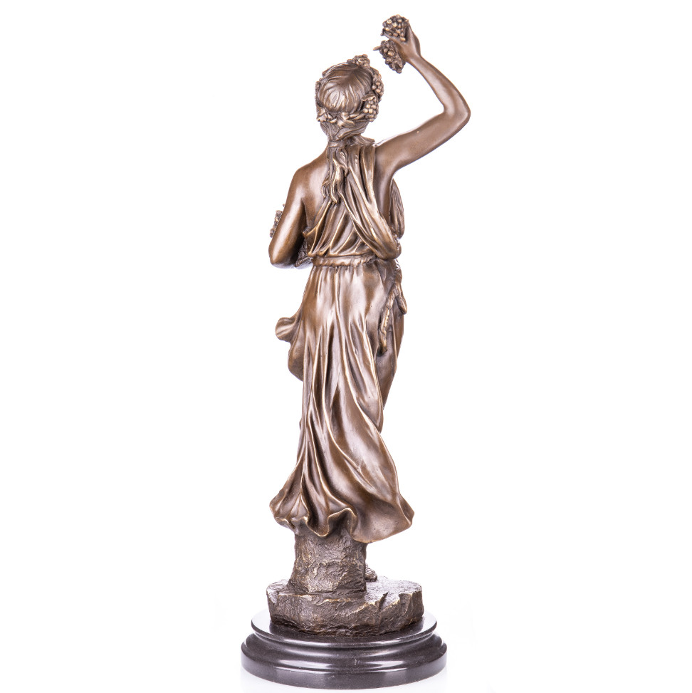 Bronze Figur Weiblicher Akt mit Weintrauben 59x21x19cm4 Bronze Figur "Weiblicher Akt mit Weintrauben" 59x21x19cm – Bild 4