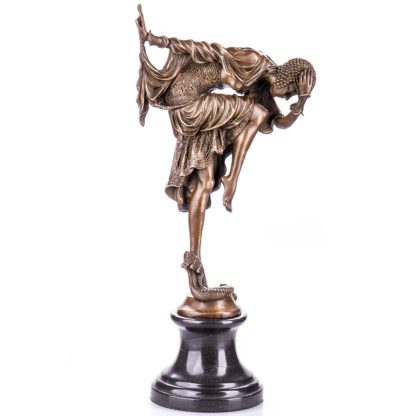 Art Deco Bronze Figur Tänzerin Ankara Dancer nach D.H.Chiparus 45x22x12cm