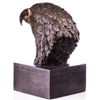 Bronze Figur Adler Kopf 33x28x18cm3 416x416 - Bronze Figur "Adler Kopf" 33x28x18cm