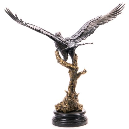 Bronze Figur Adler auf Ast 75x79x40cm3 416x416 - Bronze Figur "Adler auf Ast" 75x79x40cm