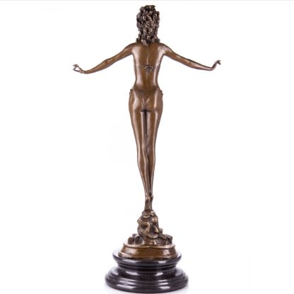 Bronze Figur Frau in Bikini 75x40x20cm2
