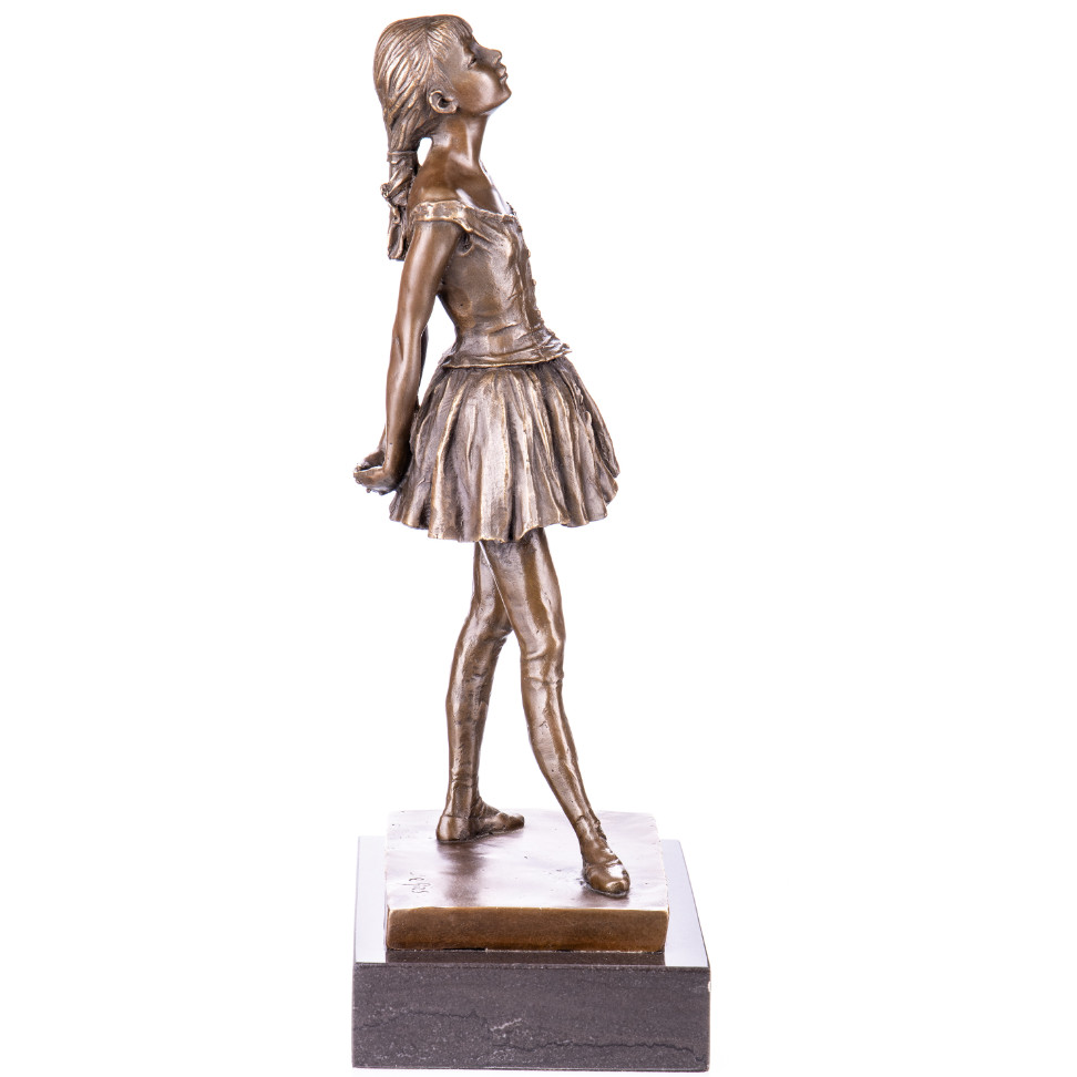 Bronze Figur Junge Vierzehnjährige Tänzerin nach Degas 38x18x13cm2 Bronze Figur Junge Vierzehnjährige Tänzerin nach Degas 38x18x13cm2