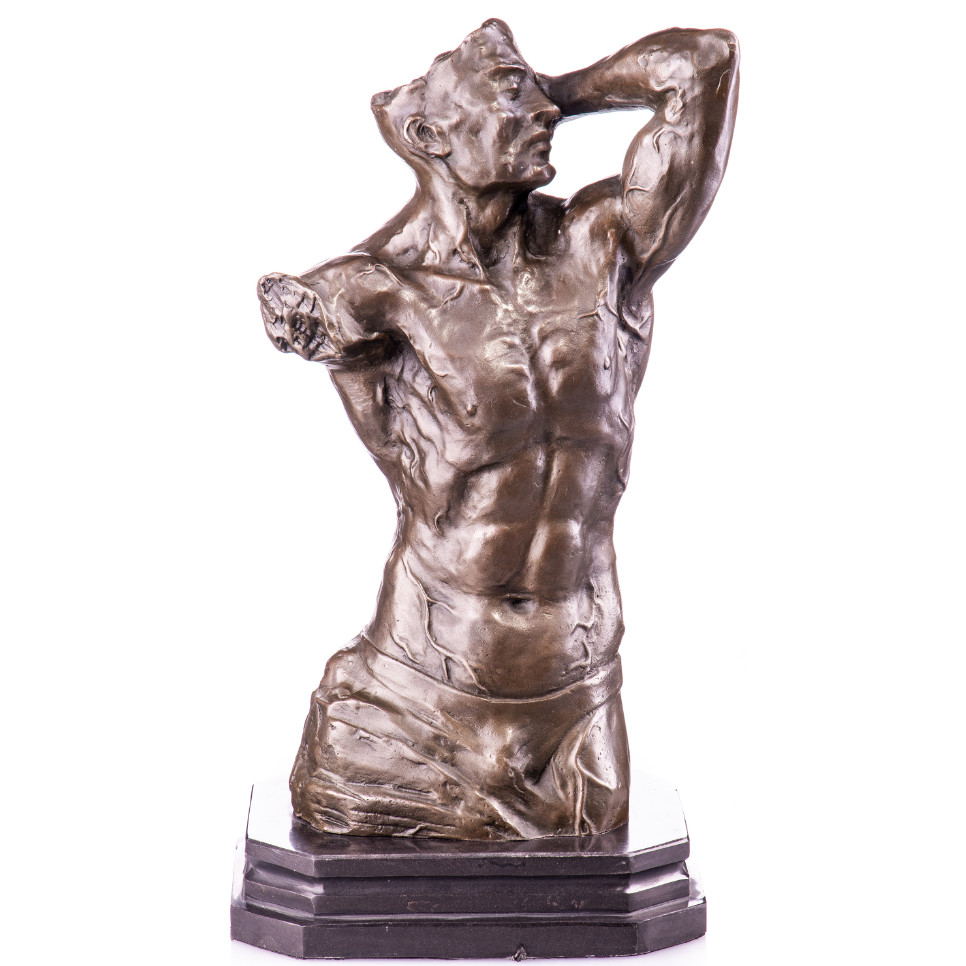 Bronze Figur Männlicher Akt 37x22x16cm Bronze Figur Männlicher Akt 37x22x16cm