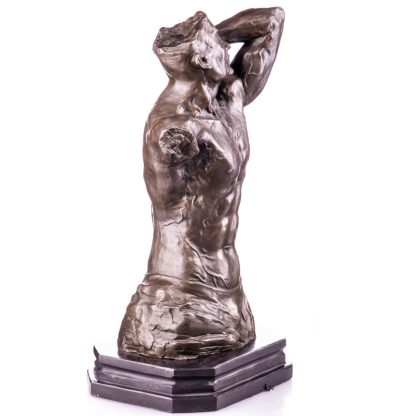 Bronze Figur Männlicher Akt 37x22x16cm3 416x416 - Bronze Figur "Männlicher Akt" 37x22x16cm