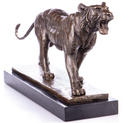 Bronze Figur Tiger 25x44x13cm2
