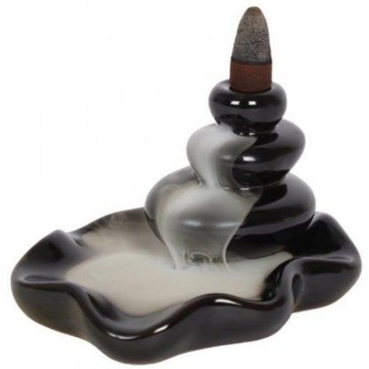 Backflow Kegelhalter Kieselsteine 8x10x13cm