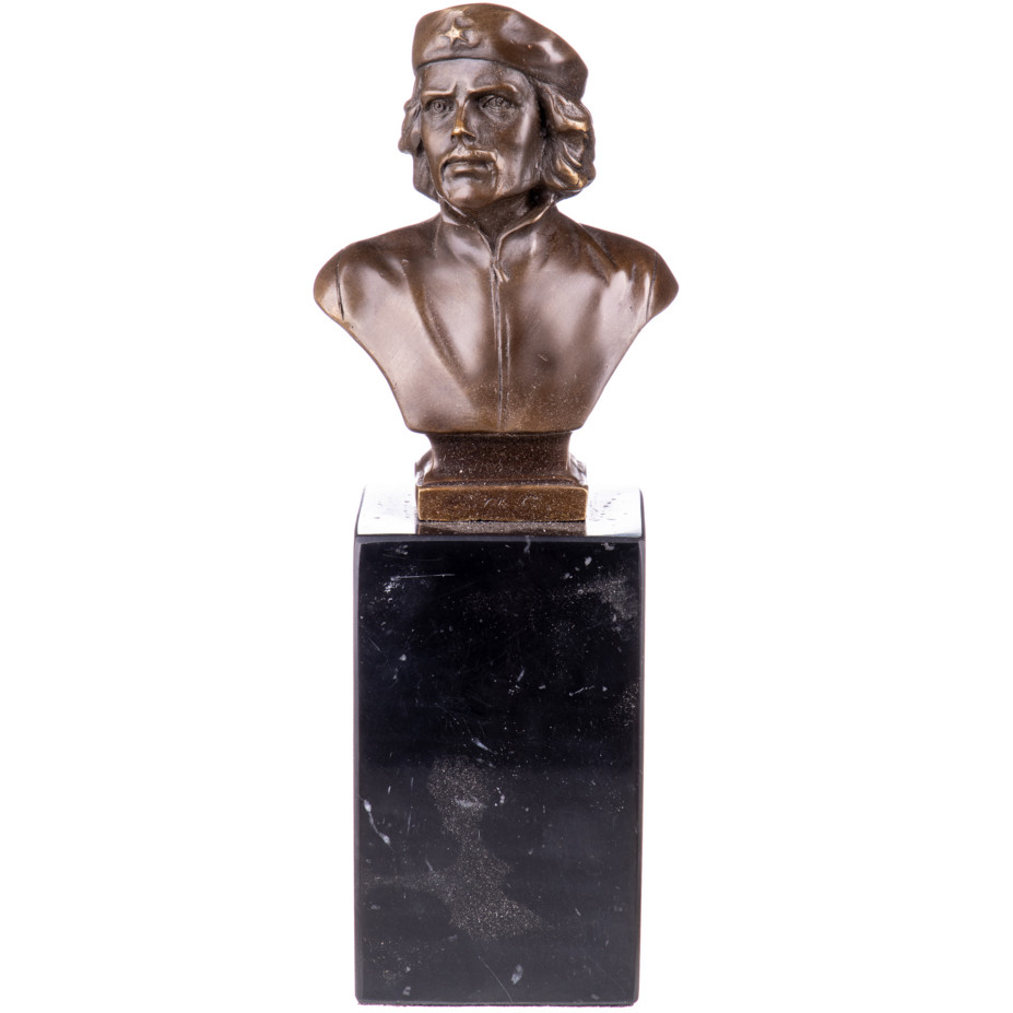 Bronze Figur Che Guevara Büste 21x8x6cm Bronze Figur Che Guevara Büste 21x8x6cm