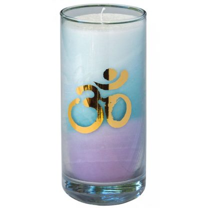 Kerze Sea Om im Glas Stearin 14cm