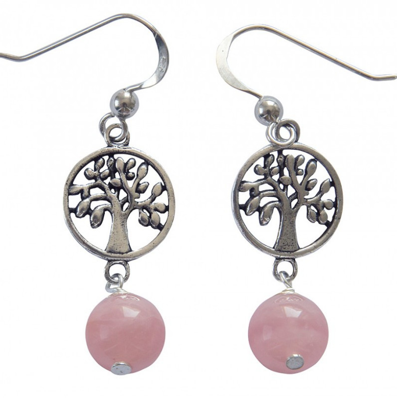 Ohranhänger Baum des Lebens (2) aus 925 Silber