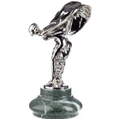 Verchromte Bronzefigur Emily - Spirit of Ecstasy 47x28x25cm