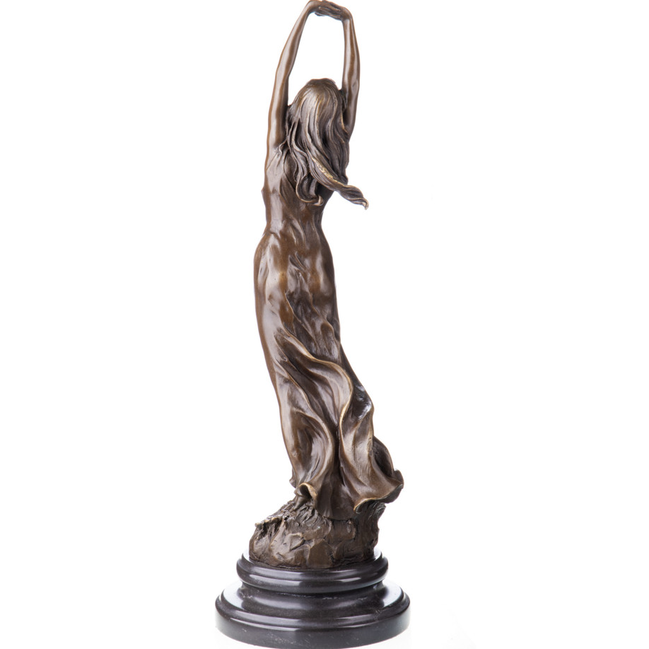Bronze Figur Frau mit Kleid 45x14x16cm4 Bronze Figur "Frau mit Kleid" 45x14x16cm – Bild 4