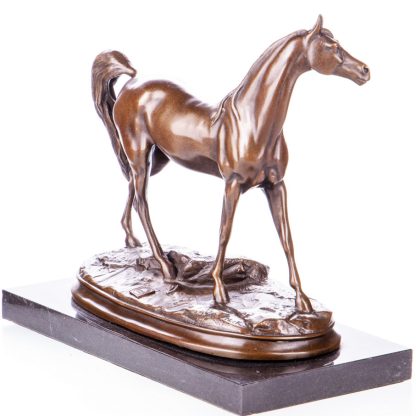 Bronze Figur Tier - "Pferd" 22x25x13cm – Bild 3