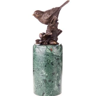 Bronzefigur Vogel 21x10x7cm