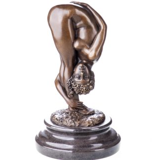 Erotische Bronzefigur Weiblicher Akt 21x12x12cm