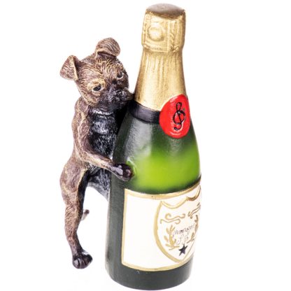 Farbige Bronzefigur Wiener Art Hund mit Champagner Flasche 11x7x5cm3 416x416 - Farbige Bronzefigur Wiener Art "Hund mit Champagner Flasche" 11x7x5cm