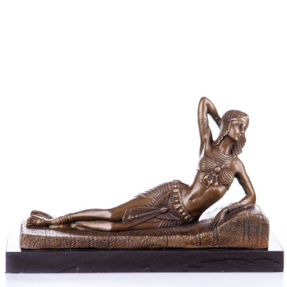 Bronze Figur Art Deco - liegende Frau 23x38x13cm